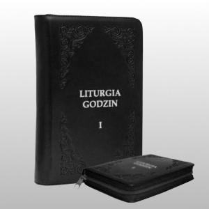 LITURGIA GODZIN T.1 + OPRAWA SKÓRA ZAMEK, CZARNE