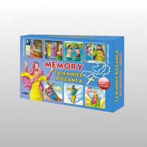 TAJEMNICE RÓŻAŃCA - GRA MEMORY + RÓŻANIEC