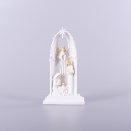 Święta Rodzina ANIOŁ - świecąca - wys. 15,5cm / 8cm
