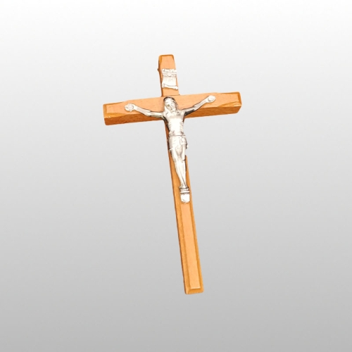 KRZYŻYK WISZĄCY DREWNIANY K- 12x7 CM MIODOWY