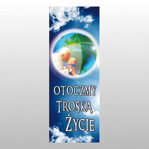 BANER DRUK NA MATERIALE 0,75 X 2,0 m - Jan Paweł II 13