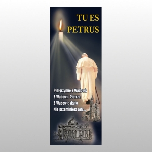 BANER DRUK NA MATERIALE 0,75 X 2,0 m - Jan Paweł II 14