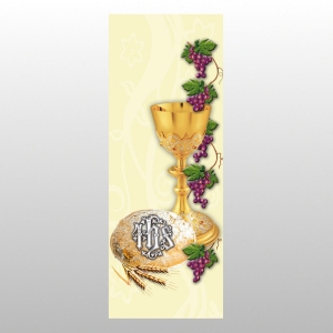 BANER DRUK NA MATERIALE 0,75 X 2,0 m - KOMUNIA 15