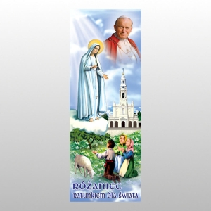 BANER DRUK NA MATERIALE 0,75 X 2,0 m - RÓŻANIEC RATUNKIEM...