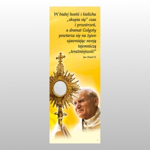 BANER DRUK NA MATERIALE 0,75 X 2,0 m - Jan Paweł II 8