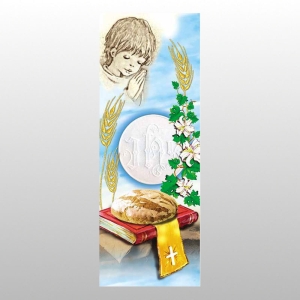 BANER DRUK NA MATERIALE 0,75 X 2,0 m - KOMUNIA 4 Chłopiec