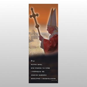 BANER DRUK NA MATERIALE 0,75 X 2,0 m - Jan Paweł II 28
