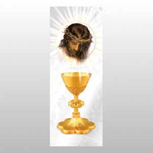 BANER DRUK NA MATERIALE 0,75 X 2,0 m - KOMUNIA 16