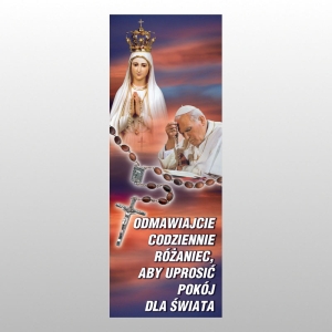 BANER DRUK NA MATERIALE 0,75 X 2,0 m - Jan Paweł II 39