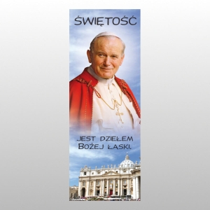 BANER DRUK NA MATERIALE 0,75 X 2,0 m - Jan Paweł II 29