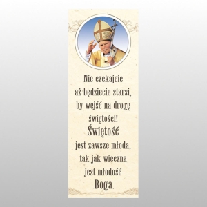 BANER DRUK NA MATERIALE 0,75 X 2,0 m - Jan Paweł II 33