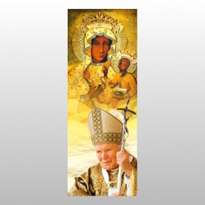 BANER DRUK NA MATERIALE 0,75 X 2,0 m - Jan Paweł II 38