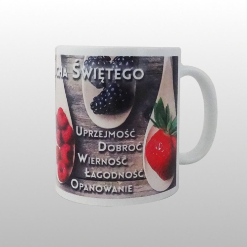 KUBEK WZÓR 5 DUCH ŚWIĘTY OWOCE