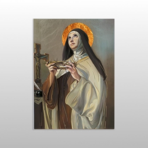 IKONA ŚW. TERESA Z AVILLA MAŁA 12x16,5