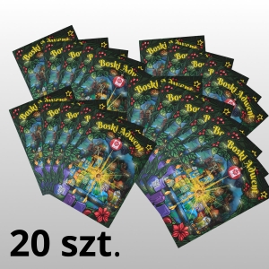BOSKI ADWENT KALENDARZ ADWENTOWY CHRZEŚCIJAŃSKI 2025 - ZESTAW 20 szt (12,75 zł/szt)