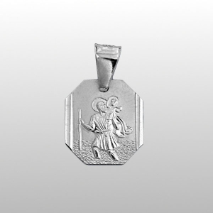 MEDALIK SREBRNY ŚW. KRZYSZTOF (MD112)
