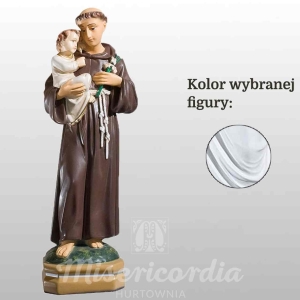 ŚW. ANTONI Z PADWY 40CM BIAŁY (706)