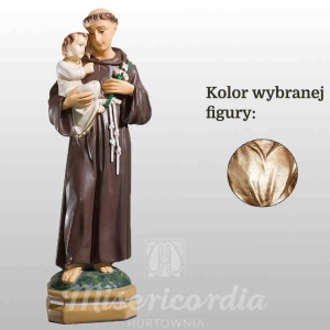 ŚW. ANTONI Z PADWY 40CM WŁOSKIE ZŁOTO (706)