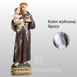 ŚW. ANTONI Z PADWY 40CM SREBRNY (706)