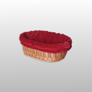 KOSZYK NA KOLEKTĘ Z MATERIAŁEM  29CM X 21CM