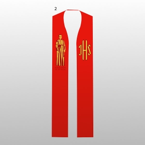 STUŁA HAFTOWANA KS. JAN MACHA WZÓR 2