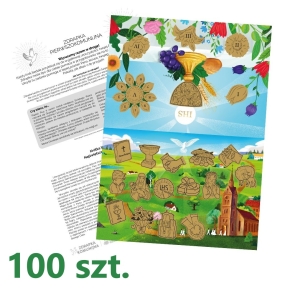 ZDRAPKA KOMUNIJNA - PAKIET 100 SZT- 1 PACZ (3,9zł/szt.)
