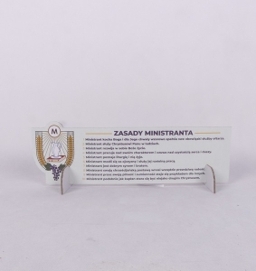 ZASADY MINISTRANTA TABLICA - TEKTURA 90 cm