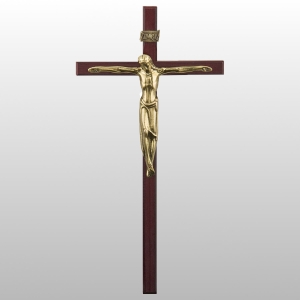 KRZYŻ WISZĄCY DREWNO KOLOR NATURALNY 24CM
