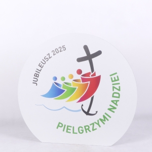 ZNAK ROKU JUBILEUSZOWEGO - KOŁO 60 CM - SKŁADANA PODPORA