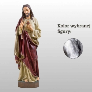 SERCE PANA JEZUSA 170CM SREBRNY (102)