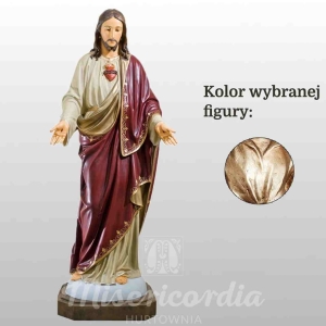 SERCE PANA JEZUSA 165CM WŁOSKIE ZŁOTO (103)