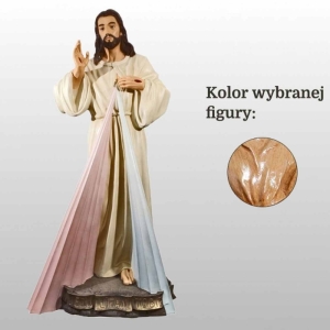JEZUS MIŁOSIERNY (JEZU UFAM TOBIE) 175CM DREWNO (150)