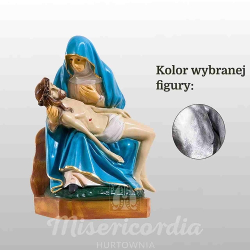 PIETA 26CM SREBRNY (193)
