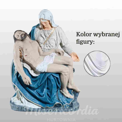 PIETA 50CM BIAŁY (195)