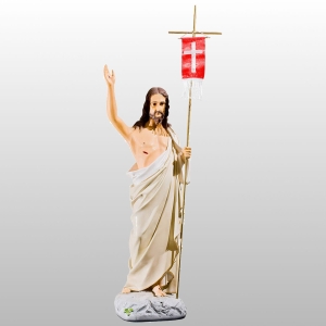 CHRYSTUS ZMARTWYCHWSTAŁY 65CM ECRU (225)