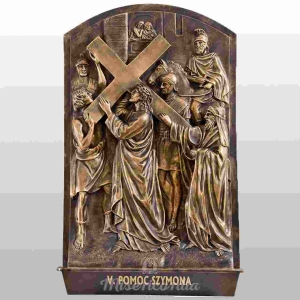 DROGA KRZYŻOWA 56/90CM ZŁOTY (240)