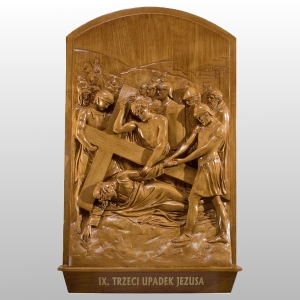 DROGA KRZYŻOWA 56/90CM KOLOR DREWNO (240)