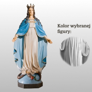 MATKA BOŻA NIEPOKALANA (Z KORONĄ) 125CM BIAŁY (405)