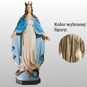 MATKA BOŻA NIEPOKALANA (Z KORONĄ) 125CM ZŁOTY (405)