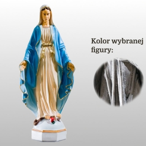 MATKA BOŻA NIEPOKALANA 90CM SREBRNY (409)