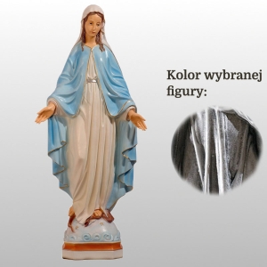 MATKA BOŻA NIEPOKALANA 80CM SREBRNY (410)