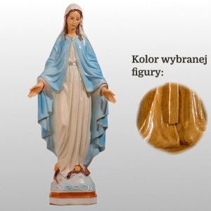 MATKA BOŻA NIEPOKALANA 80CM DREWNO (410)