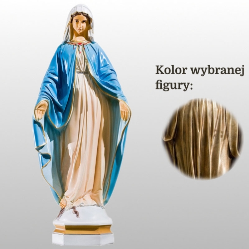 MATKA BOŻA NIEPOKALANA 67CM WŁOSKIE ZŁOTO (412)