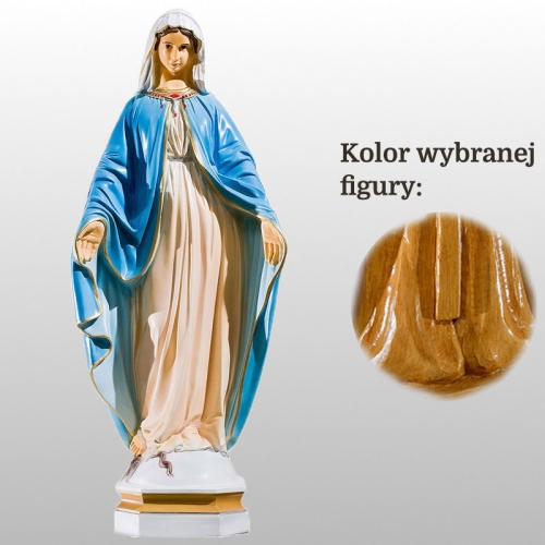MATKA BOŻA NIEPOKALANA 65CM DREWNO (413)