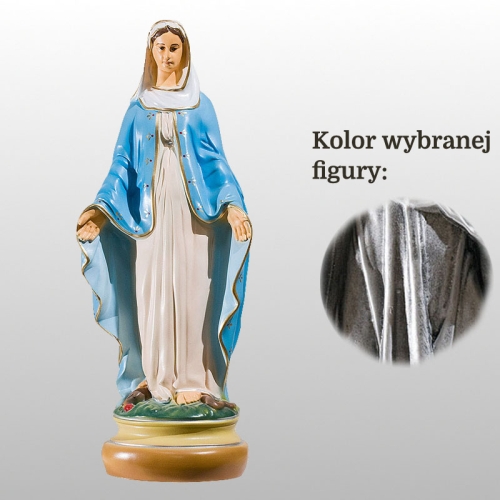 MATKA BOŻA NIEPOKALANA 40CM SREBRNY (415)