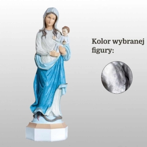 MATKA BOŻA Z DZIECIĄTKIEM 58CM SREBRNY (466)