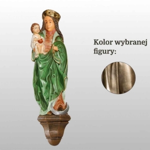 MATKA BOŻA Z DZIECIĄTKIEM - PŁASKORZEŹBA 38CM ZŁOTY (469)