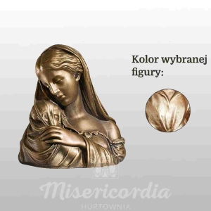 MATKA BOŻA Z DZIECIĄTKIEM - POPIERSIE 27CM WŁOSKIE ZŁOTO (470)