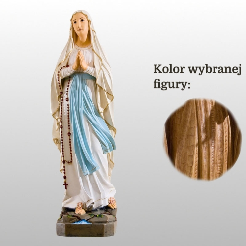 MATKA BOŻA LOURDES 100CM DREWNO (502)