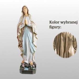 MATKA BOŻA LOURDES 80CM ZŁOTY (507)